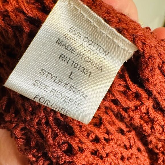 Charlotte Russe Burgundy Knit Poncho - Picture 9 of 9